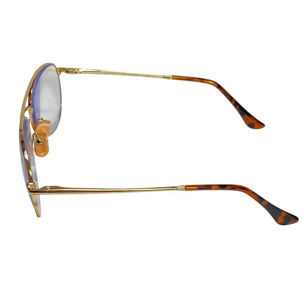 Ray-Ban RBPILOT RB6456 Gold Aviator Eyeglasses Frames Only 54-17-140 Italy